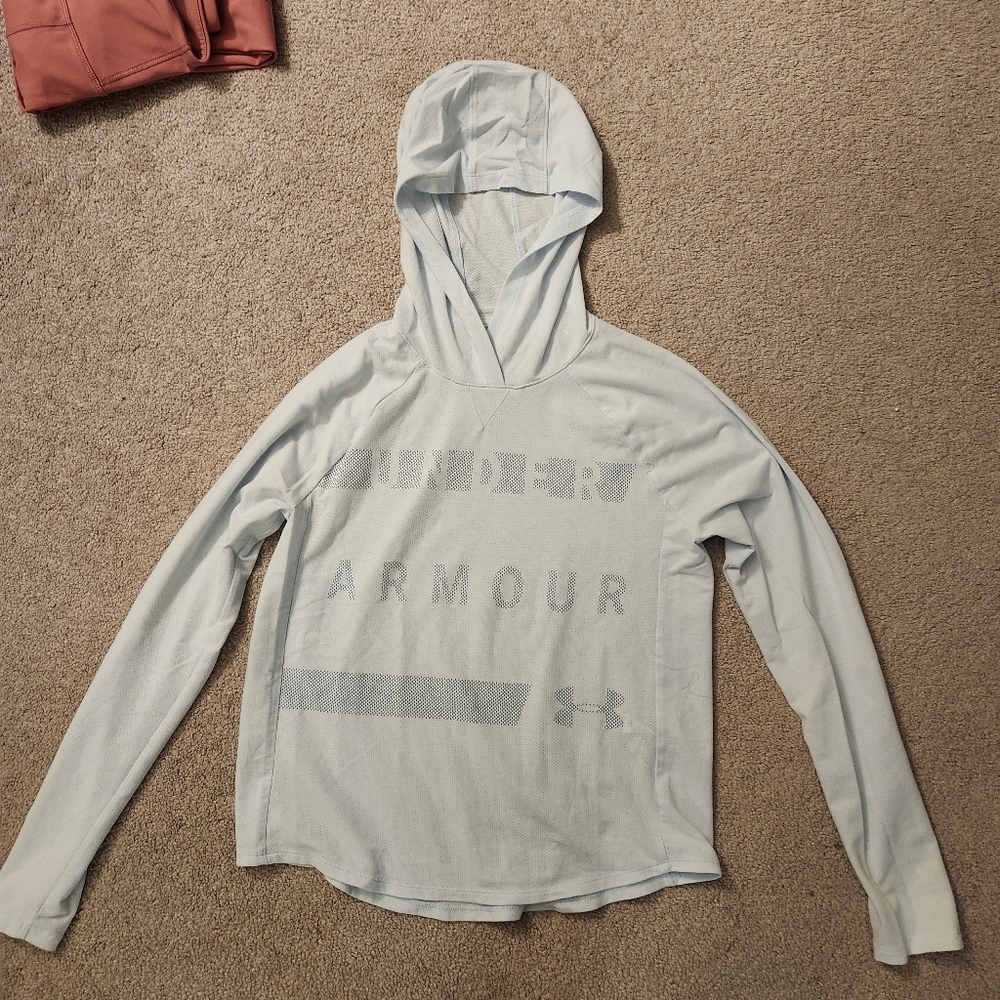 Under Armour Light Blue Hoodie XS